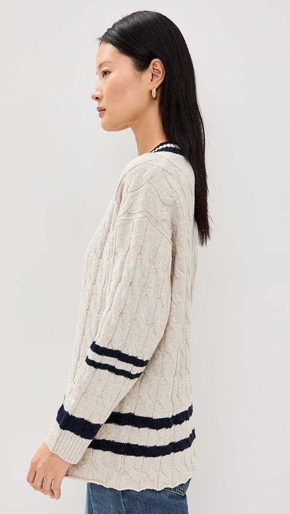 Moon River Striped Sweater | Shopbop Product Image