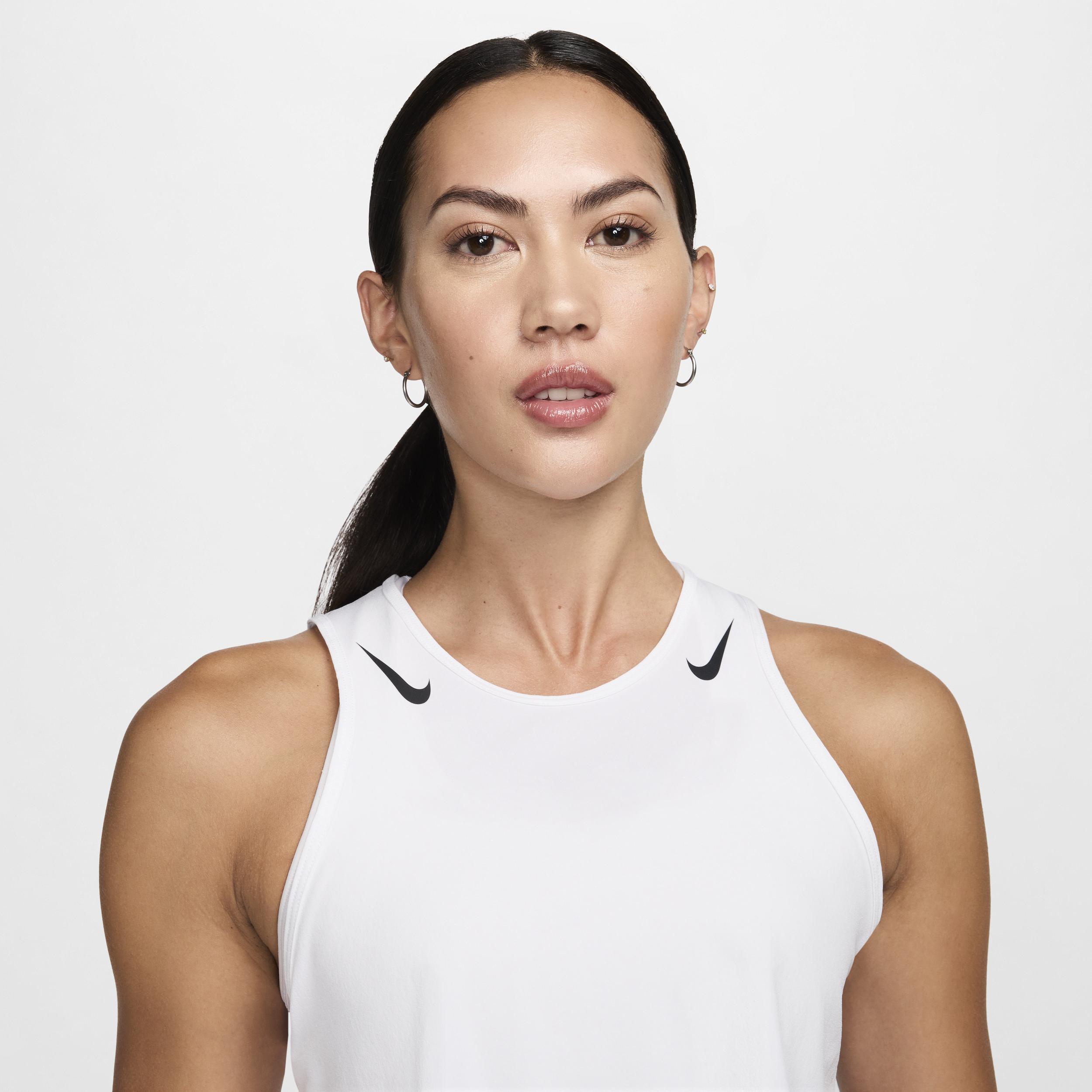 Nike Womens AeroSwift Dri-FIT ADV Cropped Running Tank Top Product Image