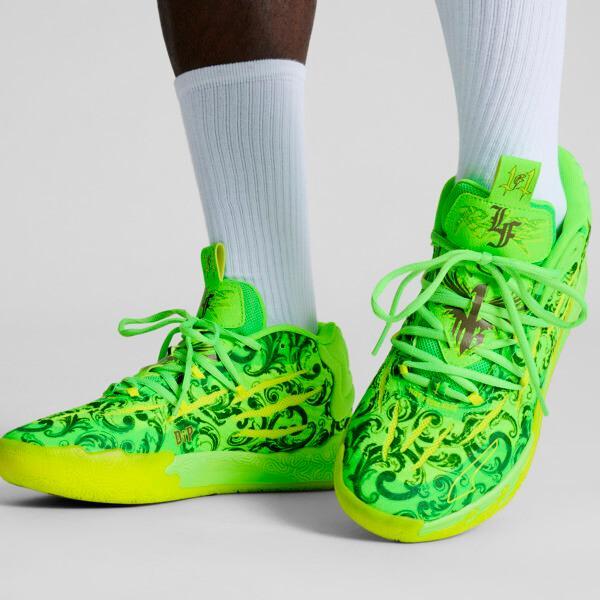 PUMA x LAMELO BALL MB.03 LaFrancÃ© Men's Basketball Shoes in Fluro Green Pes/Green/Fluro Yellow Pes Product Image