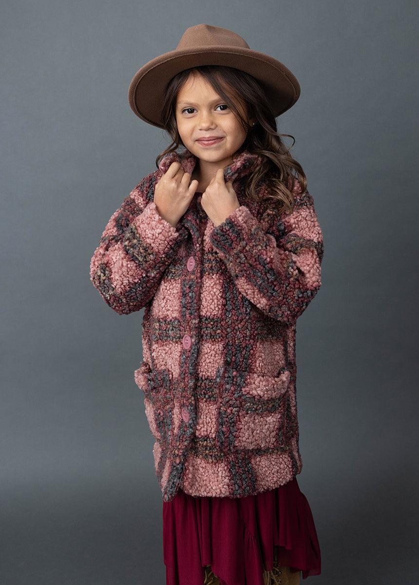 Gertrude Coat in Rose Plaid Product Image