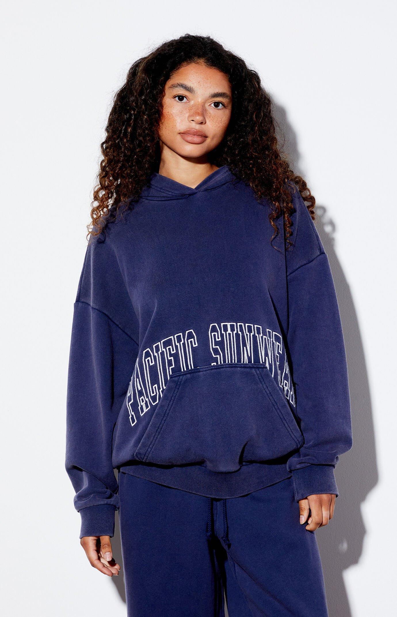 Women's Pacific Sunwear Washed Oversized Hoodie Product Image