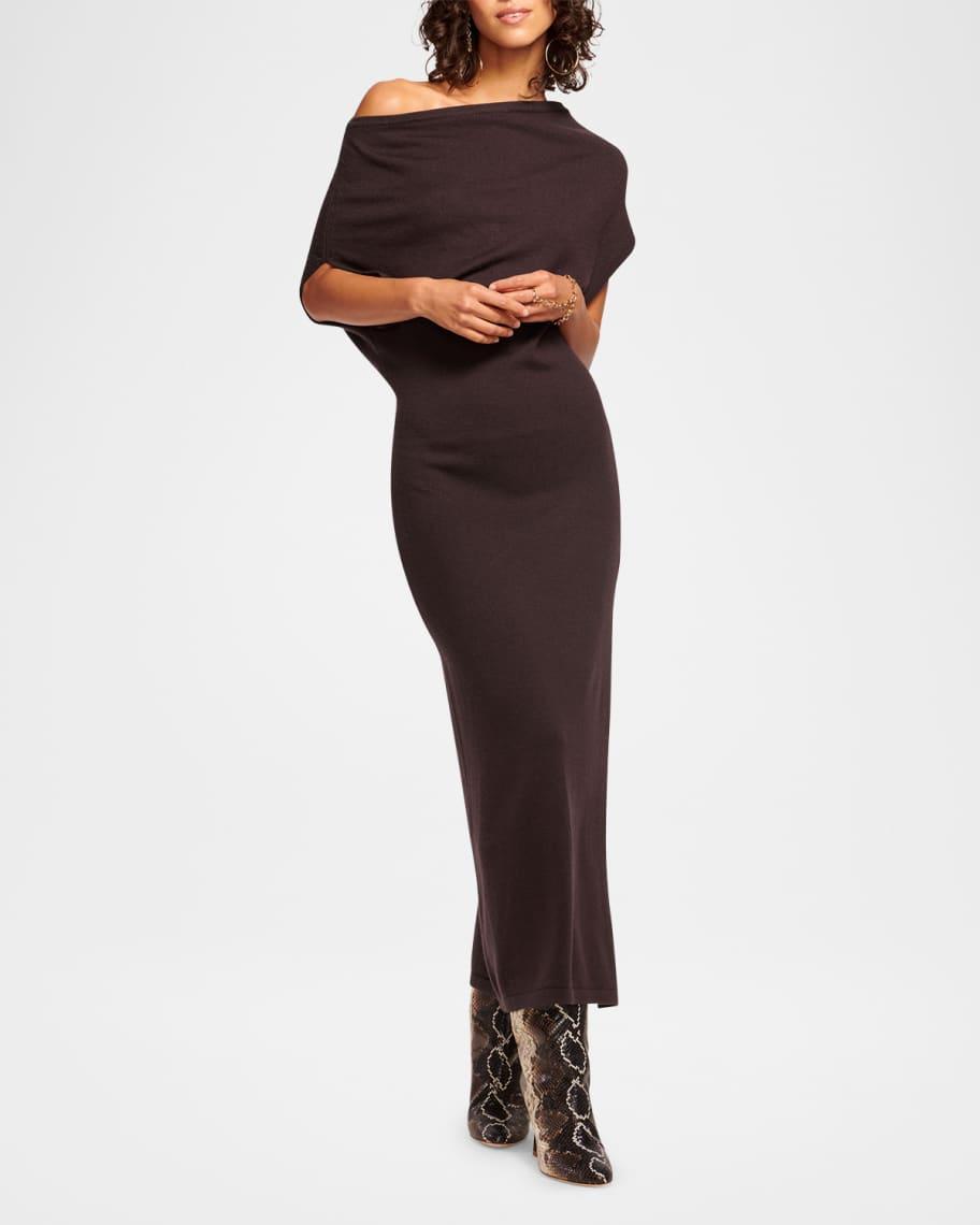 Chet One-Shoulder Sweater Dress Product Image