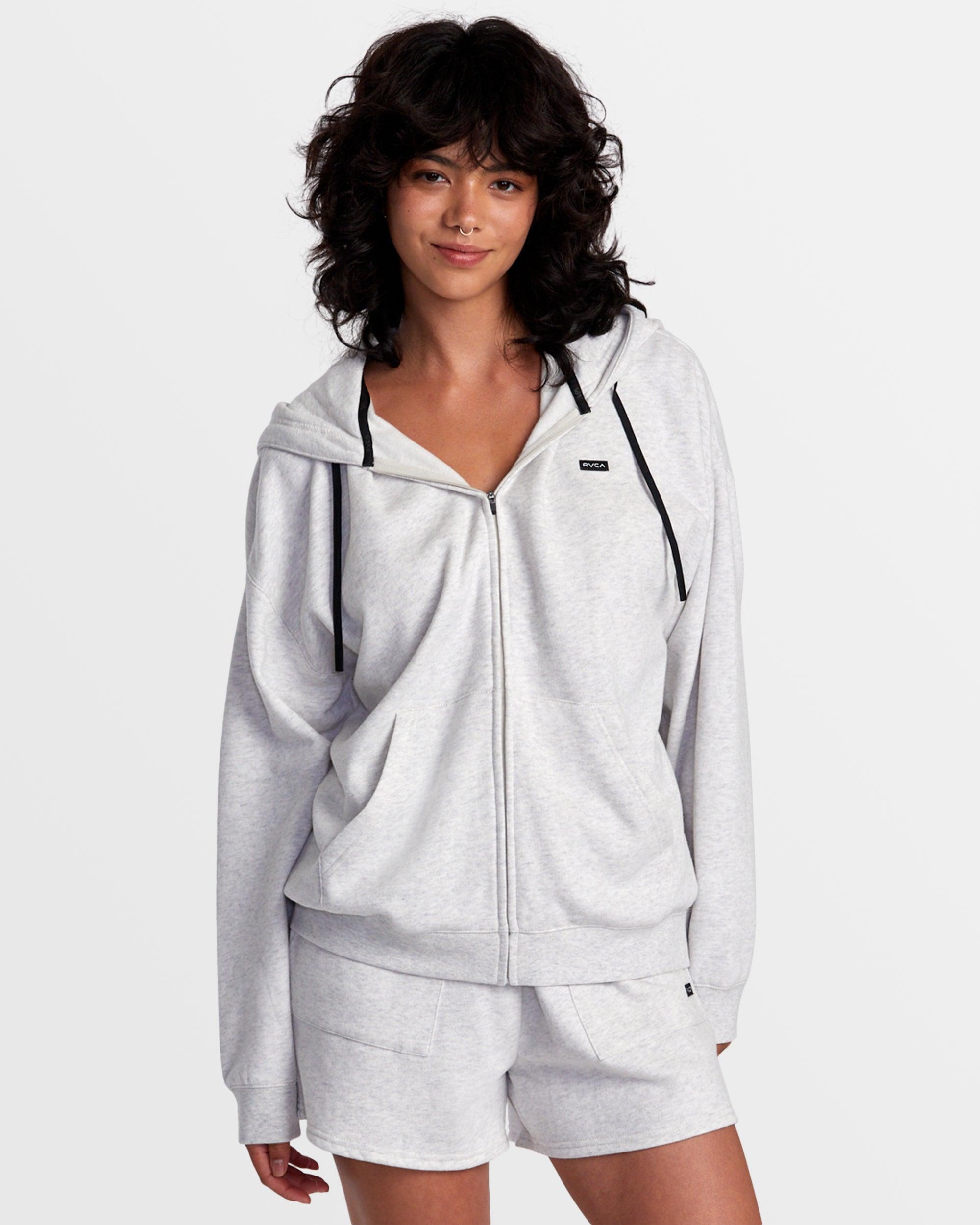 Selects Hooded Base Layer Top - Heather Grey Product Image