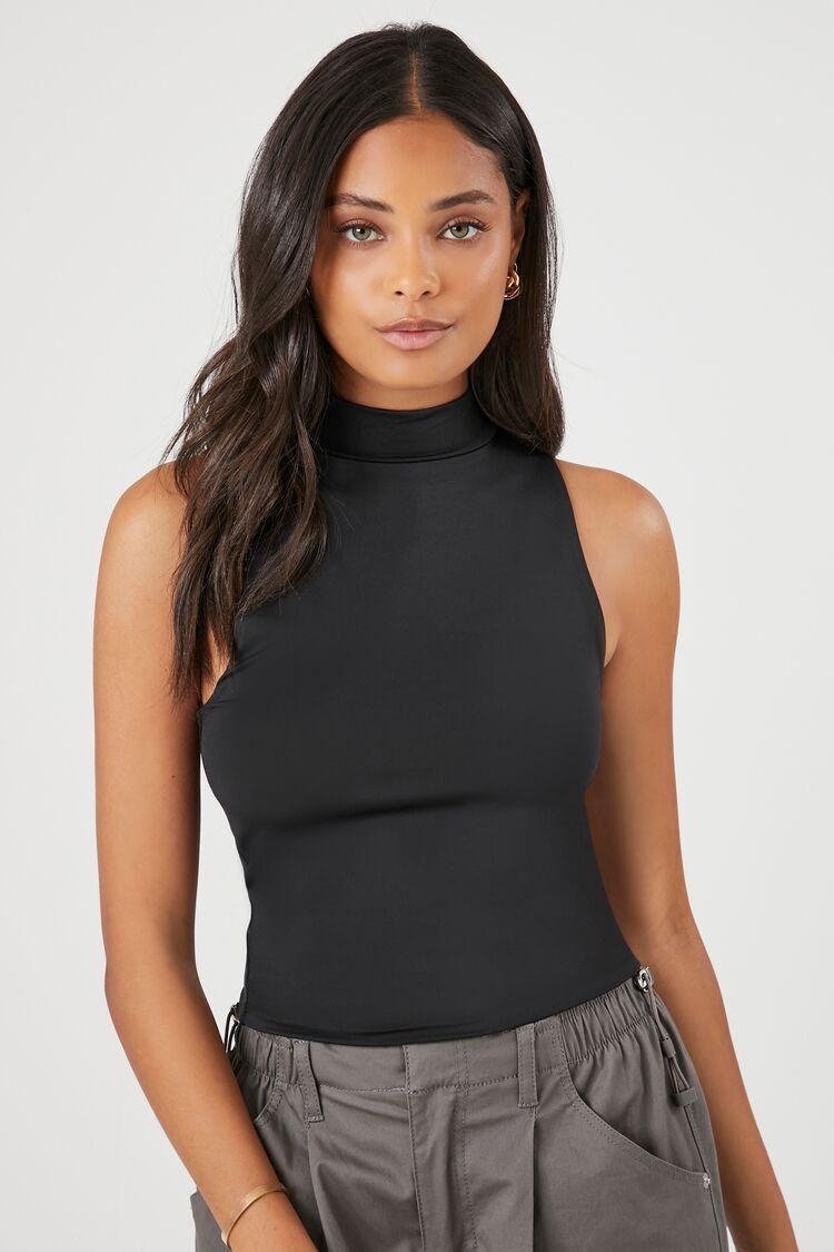 Contour Sculpt Mock Neck Tank Top | Forever 21 product image