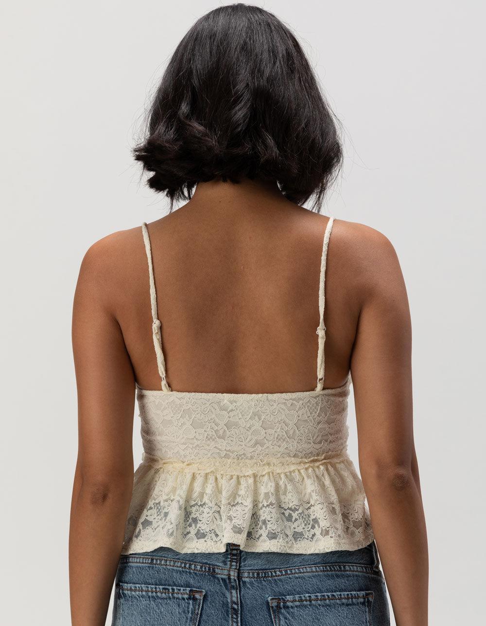 RSQ Womens Lace Ruffle Cami Product Image