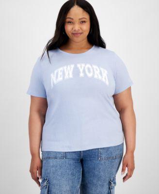 Trendy Plus Size New York Graphic T-Shirt Product Image