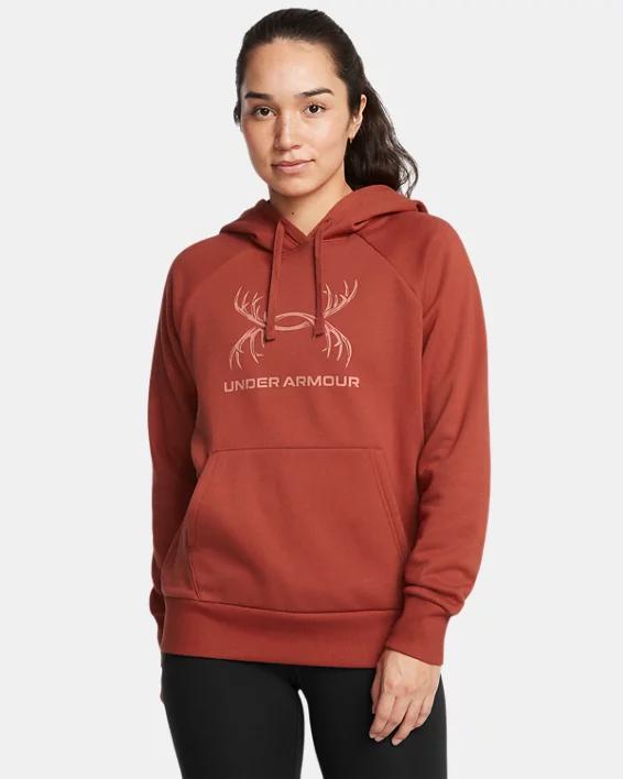 Women's UA Rival Fleece Antler Hoodie Product Image