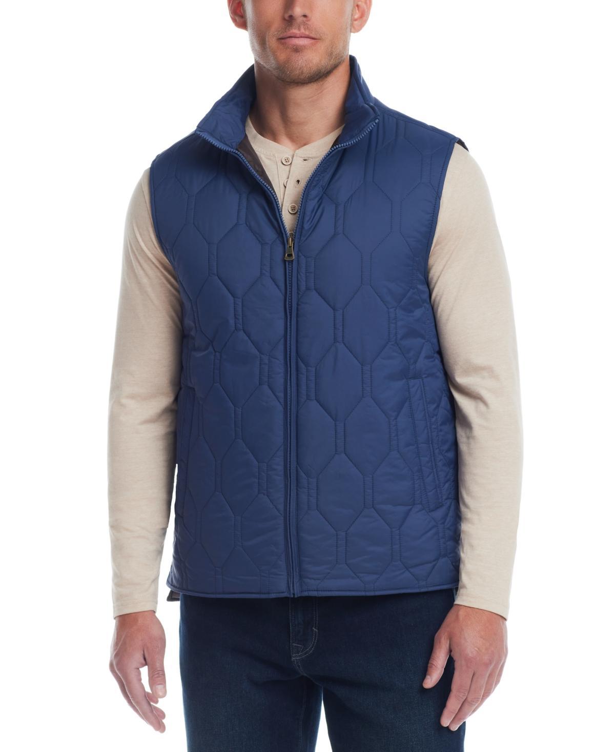 Weatherproof Vintage Mens Quilted Full-Zip Vest - Caramel Cafe Product Image