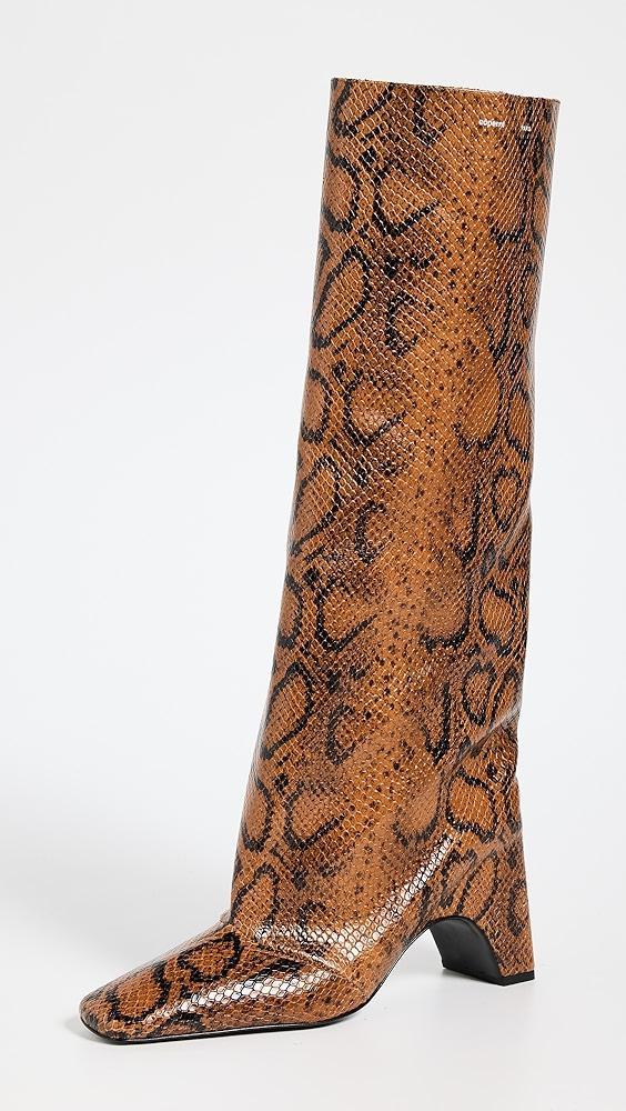 Coperni Snake Print Bridge Boots | Shopbop Product Image