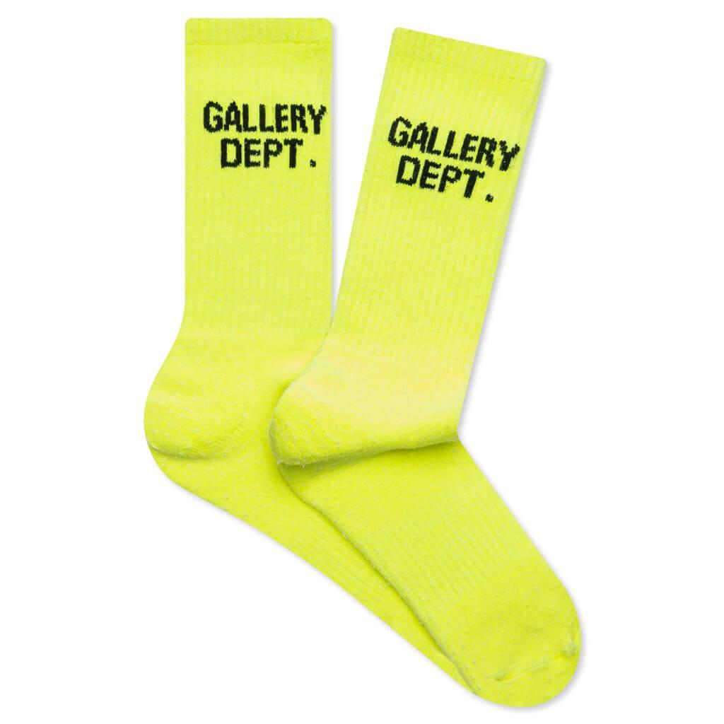 Clean Socks - Fluorescent Yellow Male Product Image