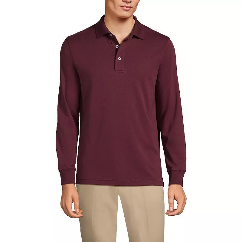 Mens Lands End Soft Supima Polo Product Image