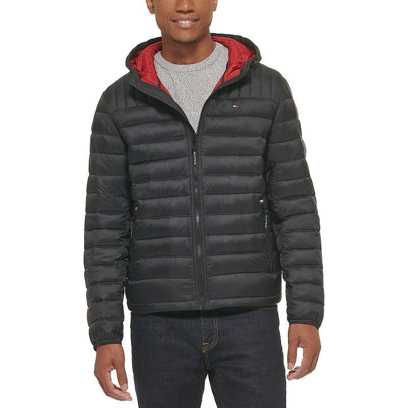 Mens Tommy Hilfiger Hooded Puffer Jacket Product Image