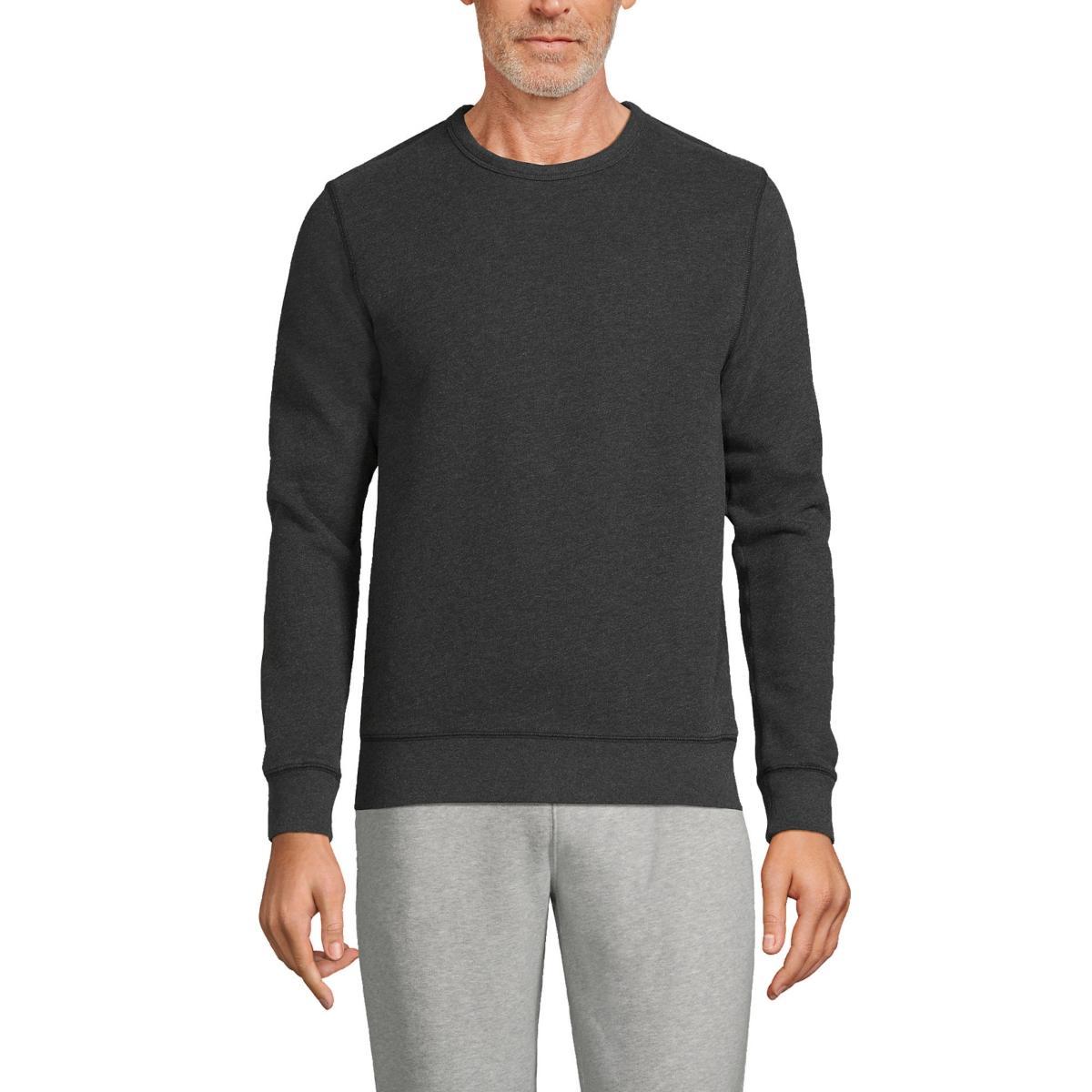 Lands End Mens Tall Long Sleeve Serious Sweats Crewneck Sweatshirt Product Image