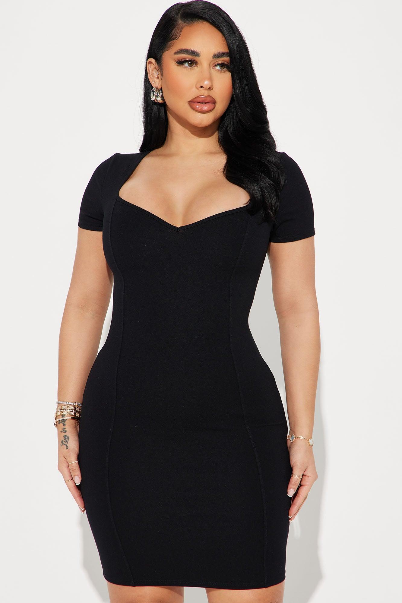 Effortless Babe Mini Dress - Black Product Image