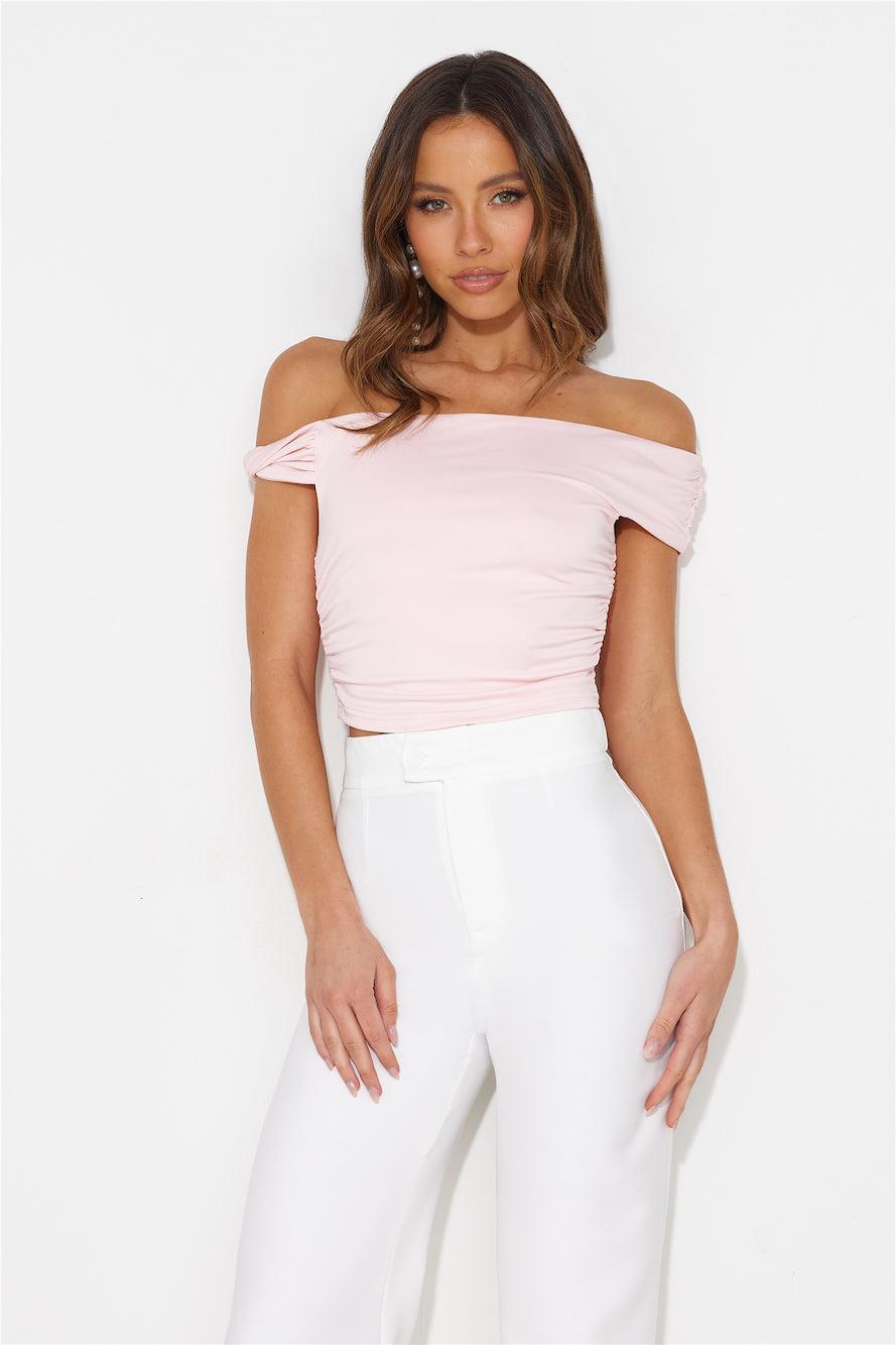 Sweetest Candy Crop Top Pink Product Image