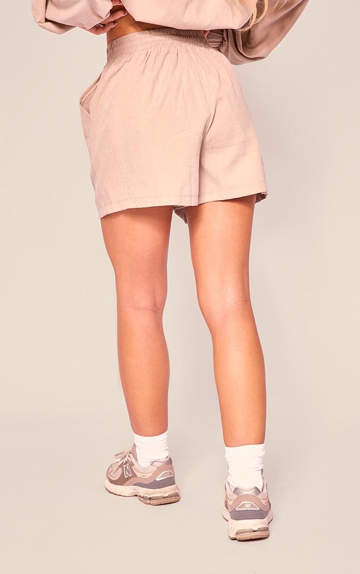 PLT SPORT Mocha Peached Runner Shorts Product Image