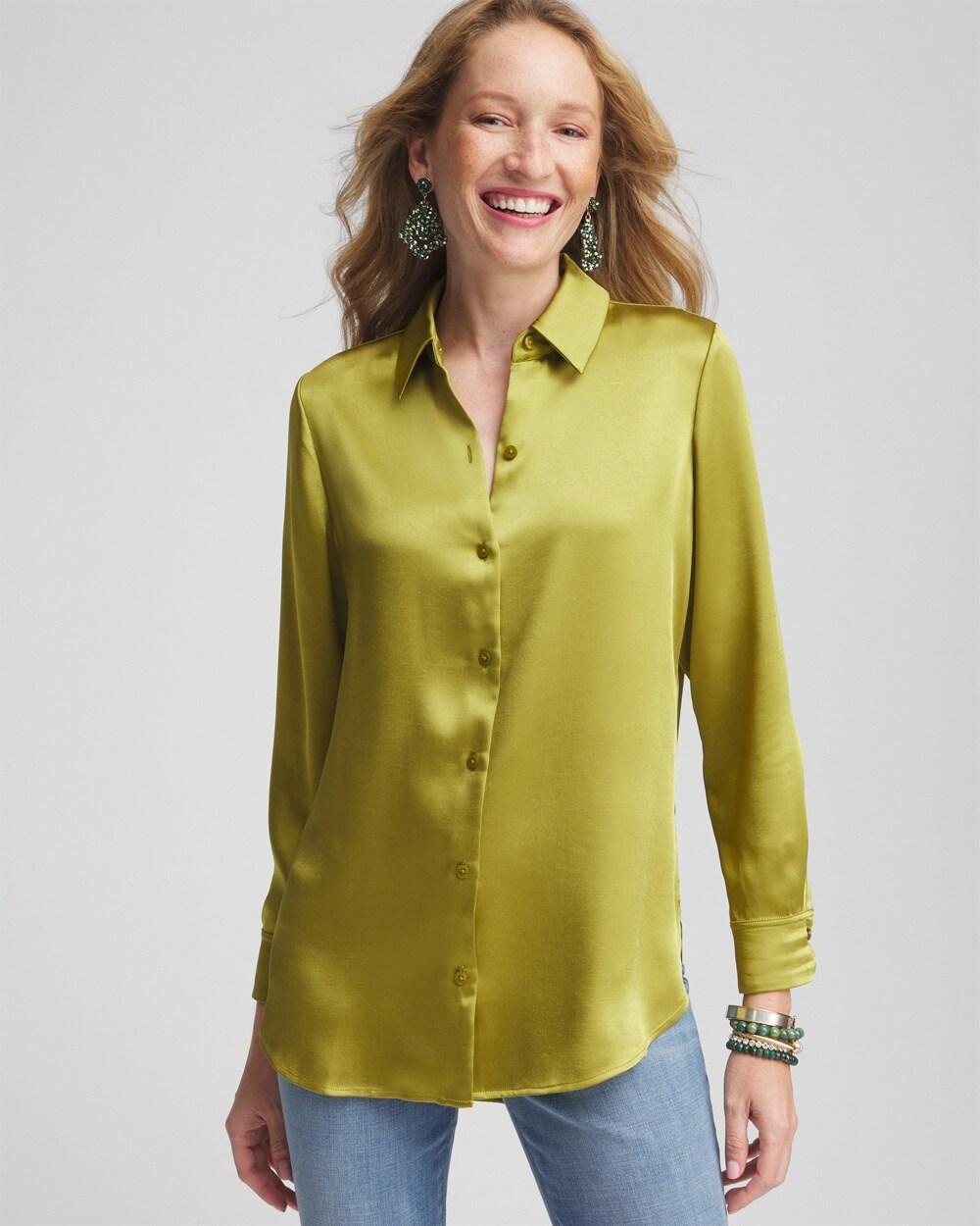 Satin High-low Tunic Product Image