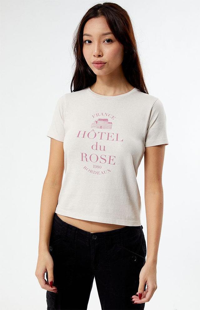 Golden Hour Women's Hotel Rose France T-Shirt Product Image