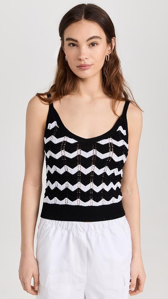 525 Izzie Chevron Stripe Bralette | Shopbop Product Image