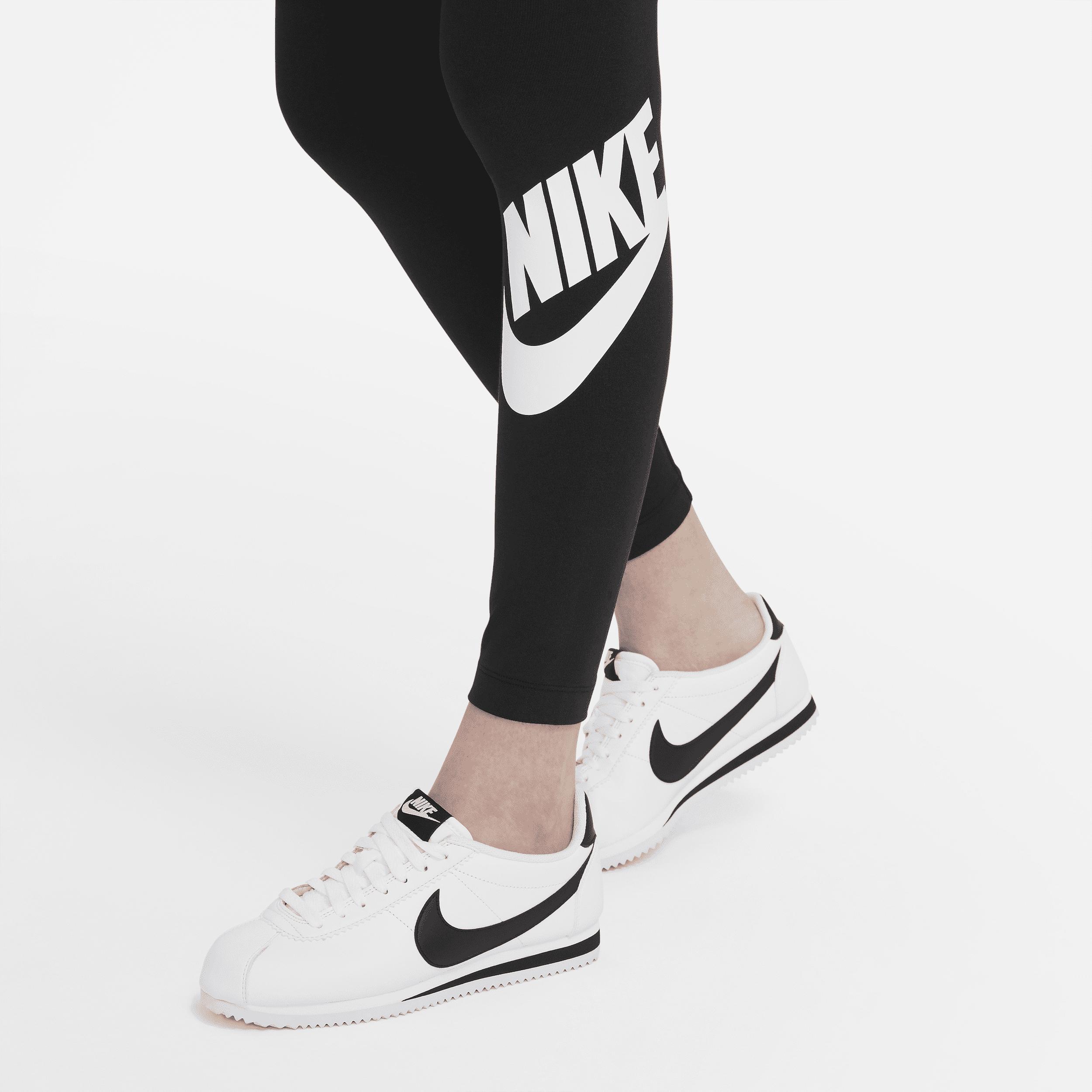 Nike Womens Nike Essential Leggings 2.0 - Womens Black/White Product Image