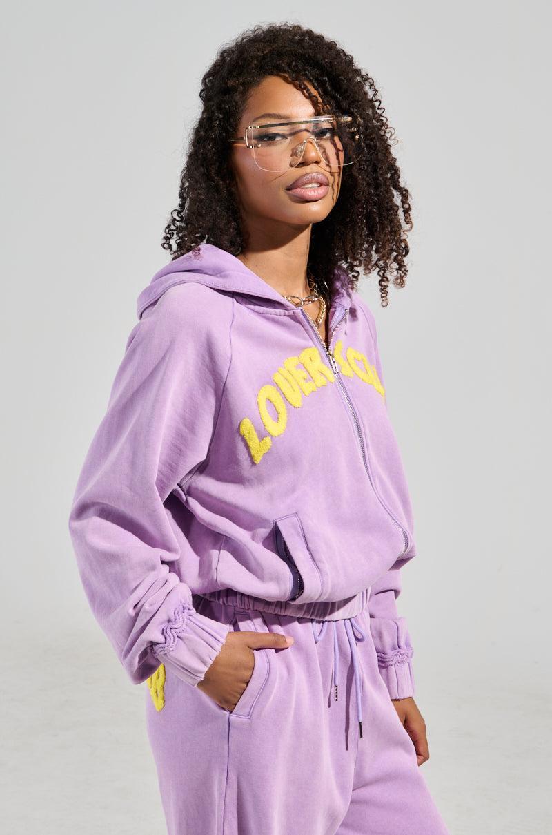 LOVERS CLUB ZIP UP HOODIE Product Image