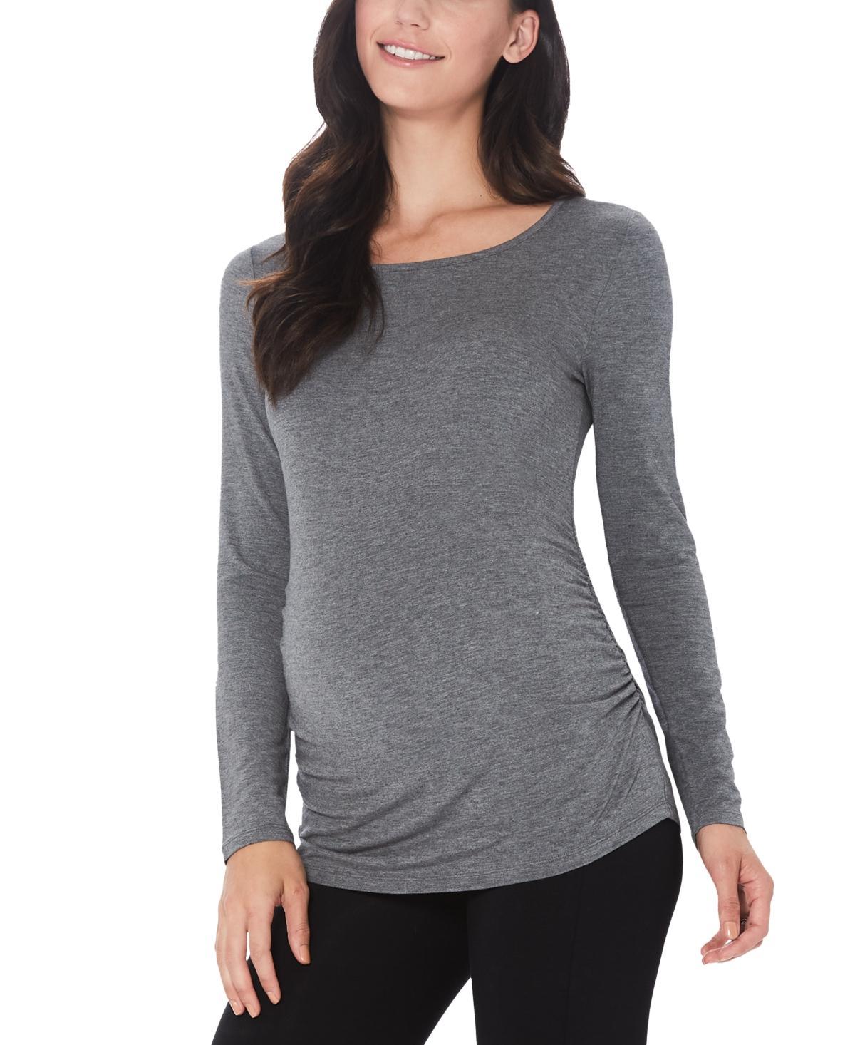 Cuddle Duds Womens Softwear Long-Sleeve Maternity Top Product Image