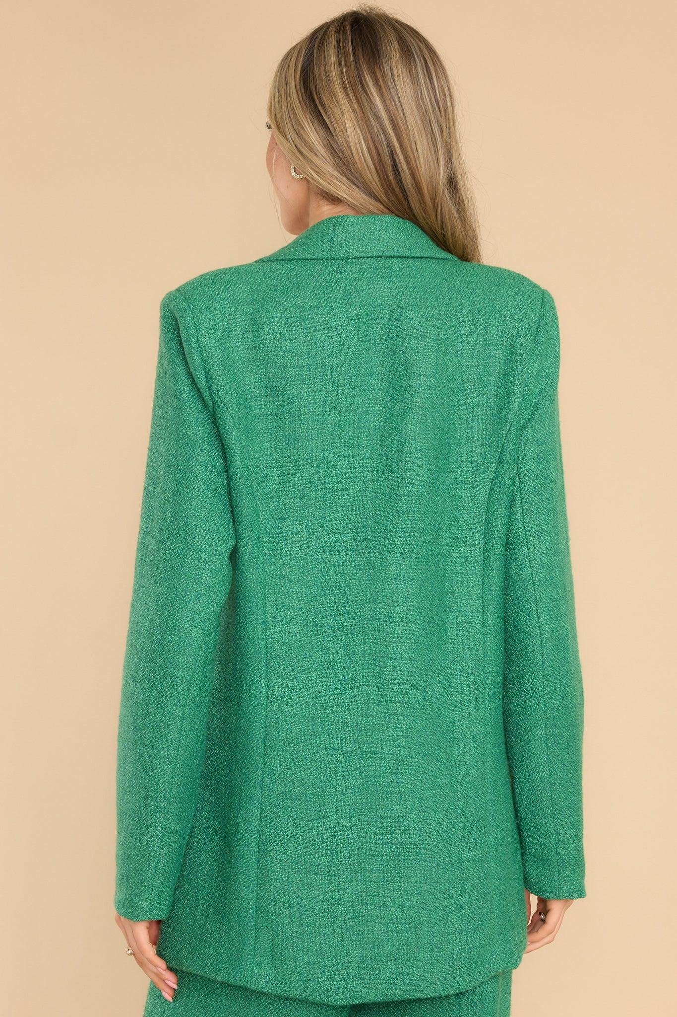 Focused on Priorities Kelly Green Blazer Product Image