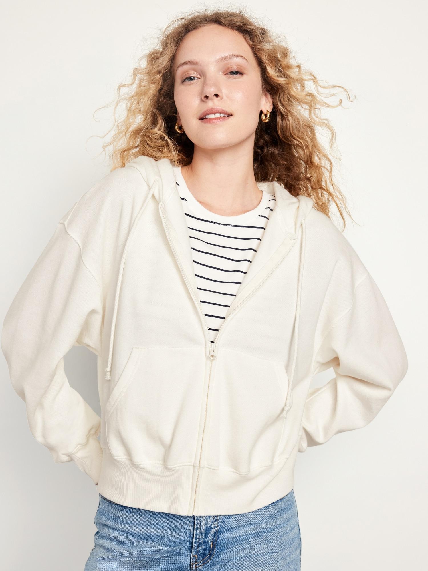 Oversized Full-Zip Hoodie for Women Product Image