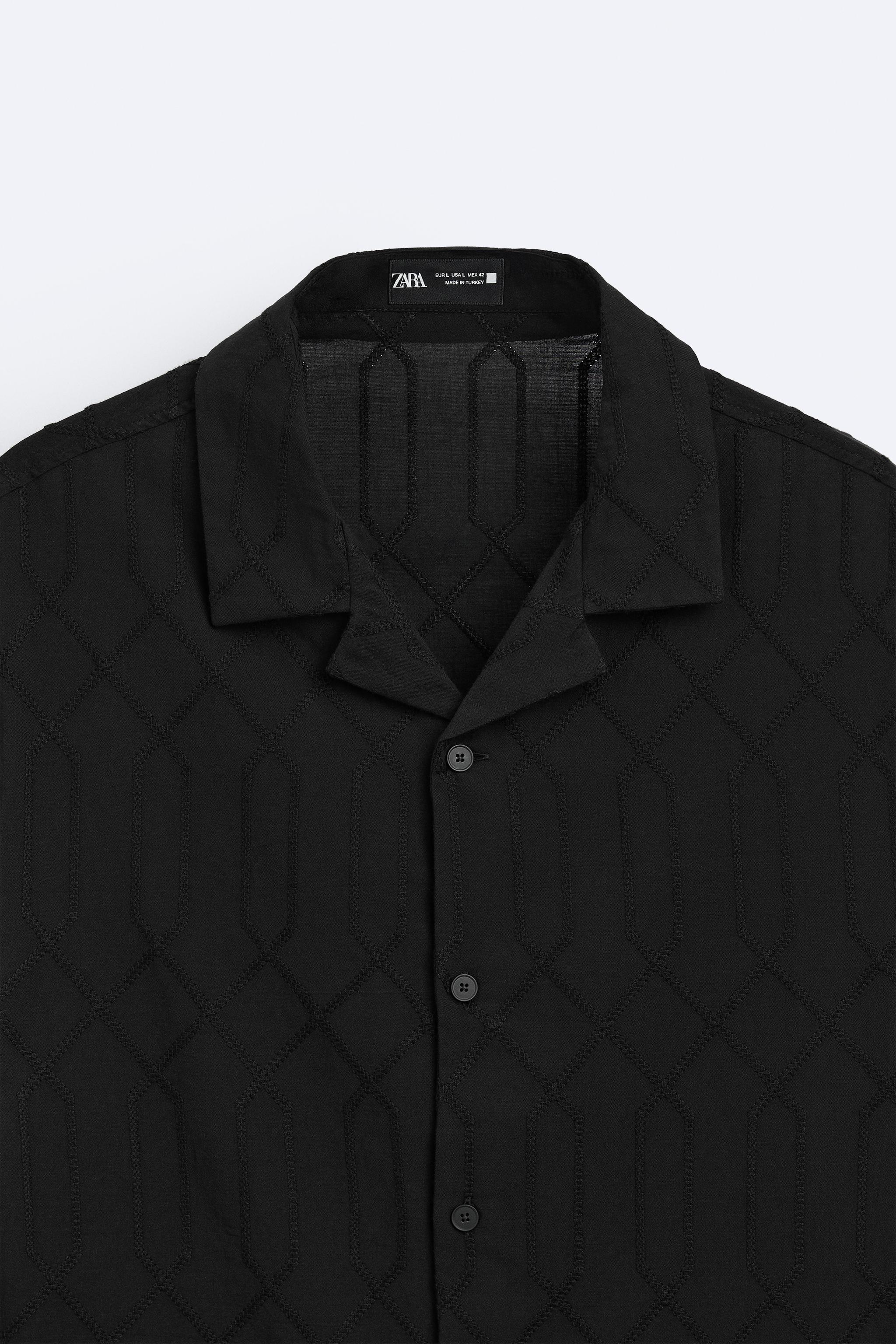 GEOMETRIC JACQUARD SHIRT Product Image