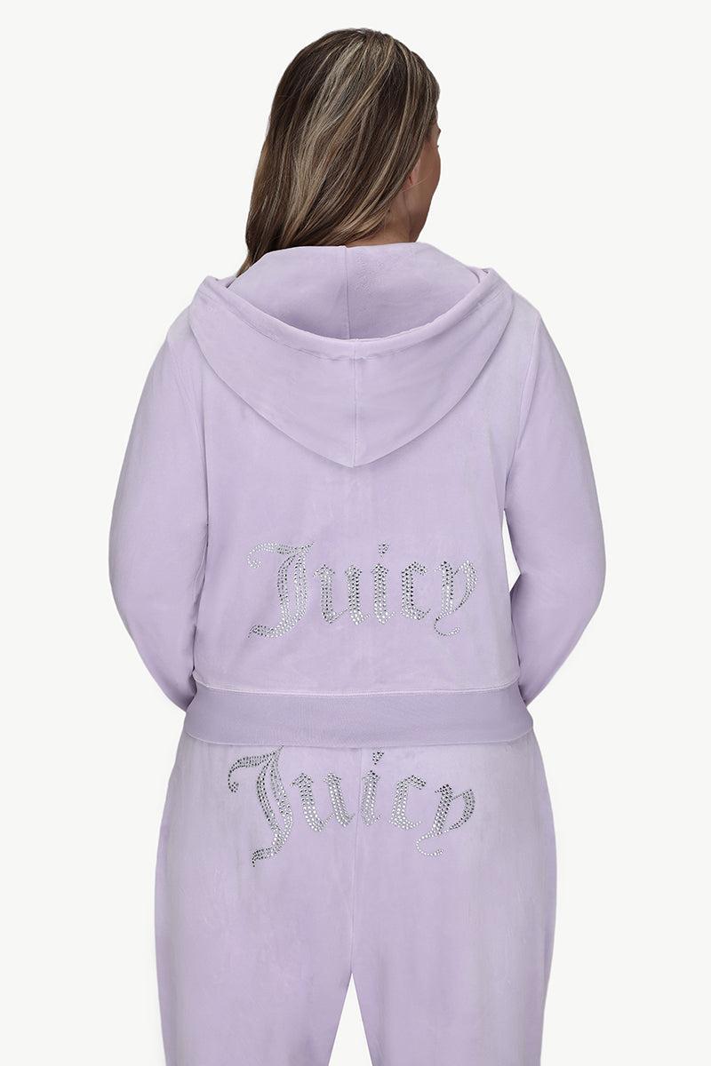 Plus-Size OG Big Bling Velour Hoodie Product Image