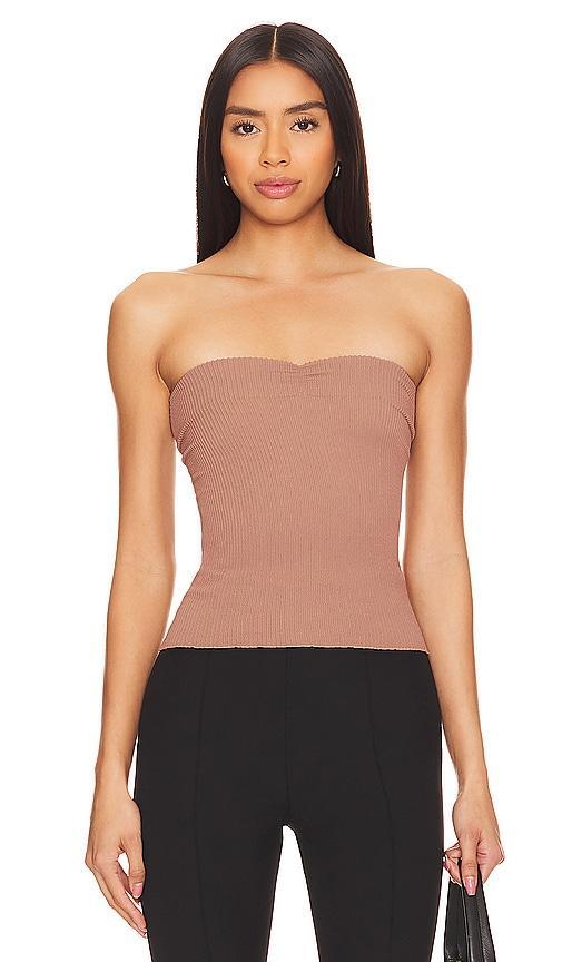 Ribbed Seamless Tube Top Product Image