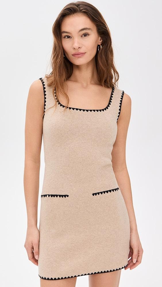 Reformation Isabelle Wool Embroidered Sweater Dress | Shopbop Product Image