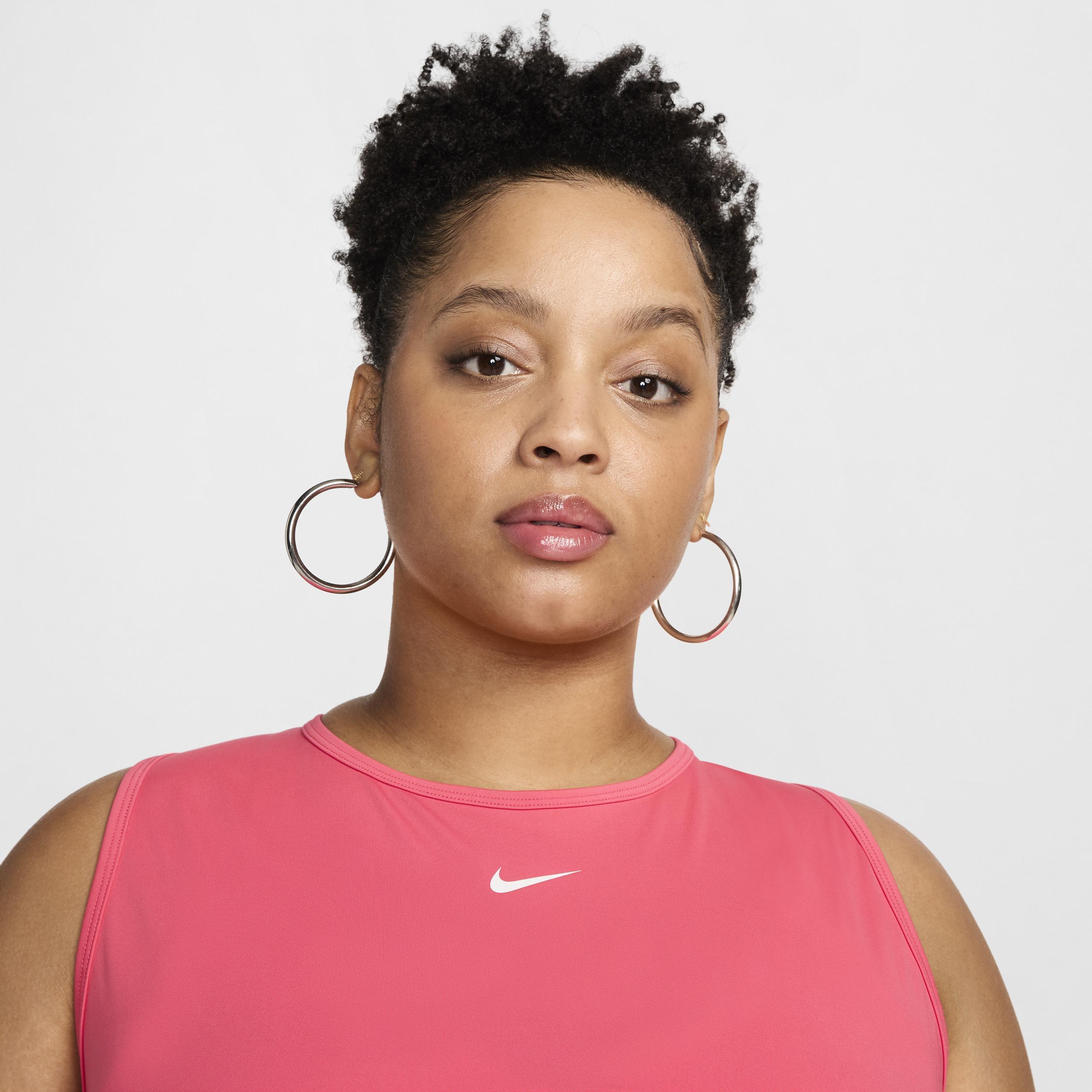 Women's Nike Pro Dri-FIT Cropped Tank Top (Plus Size) Product Image