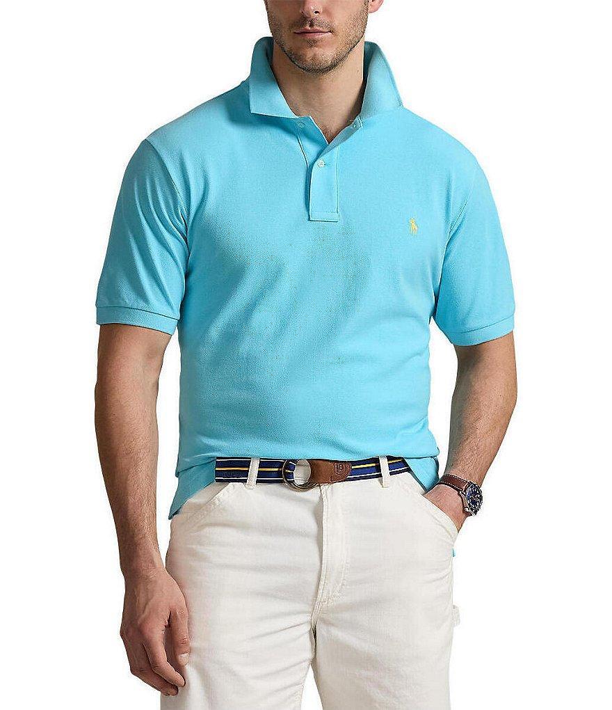 Polo Ralph Lauren Big & Tall Classic Fit Solid Cotton Mesh Polo Shirt Product Image