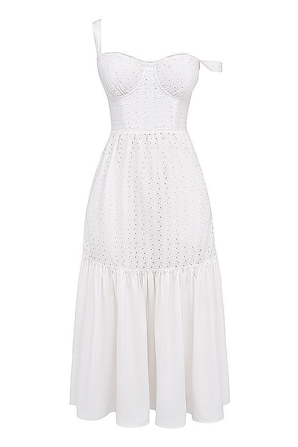 Elia White Broderie Anglaise Midi Sundress Product Image