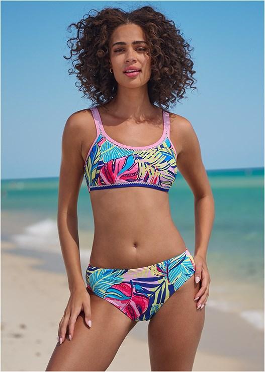 Diamond Stitch Bikini Top Product Image