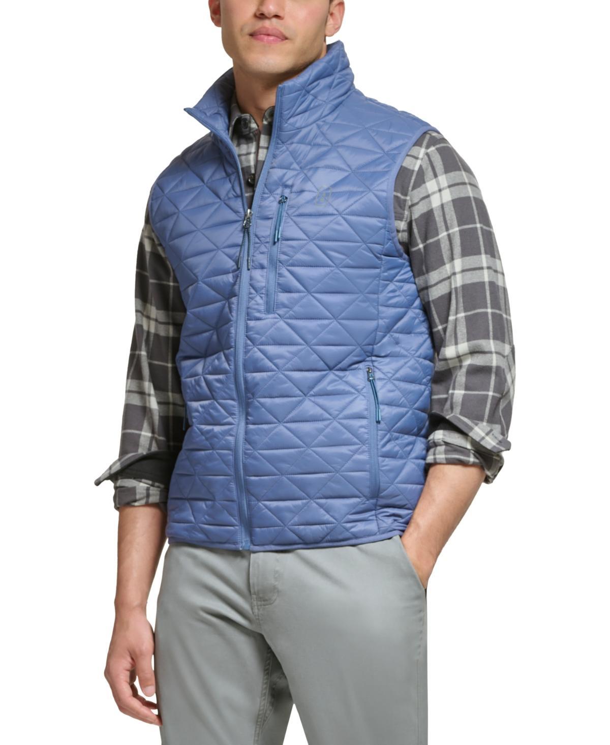 Bass Outdoor Mens Delta Diamond Quilted Packable Puffer Vest - Military Olive Product Image