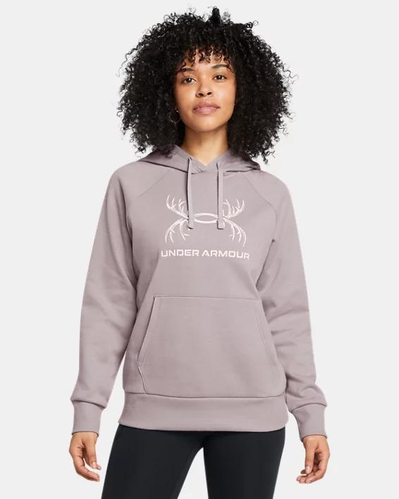 Women's UA Rival Fleece Antler Hoodie Product Image