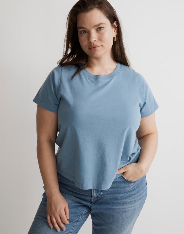 Plus Softfade Cotton Boxy-Crop Tee Product Image