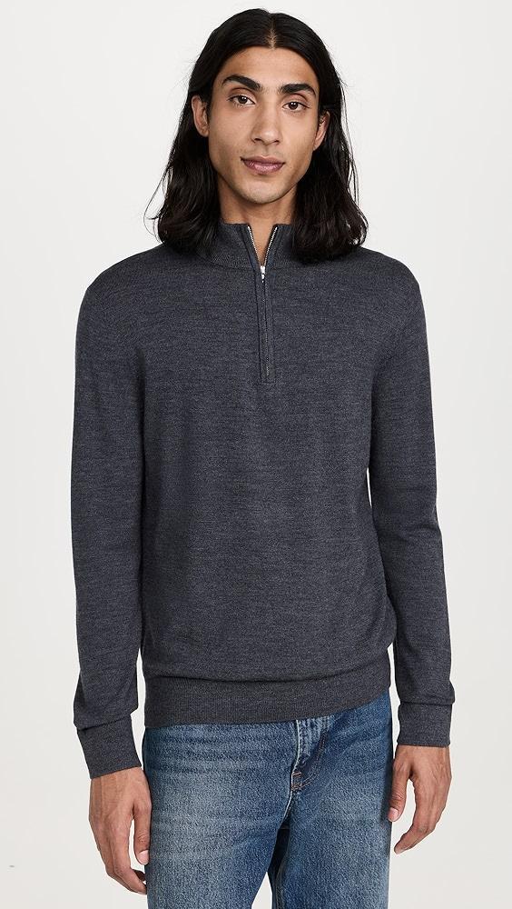 Club Monaco Merino Quarter Zip Sweater | Shopbop Product Image