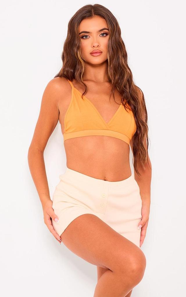 Orange Cotton Bralet Product Image