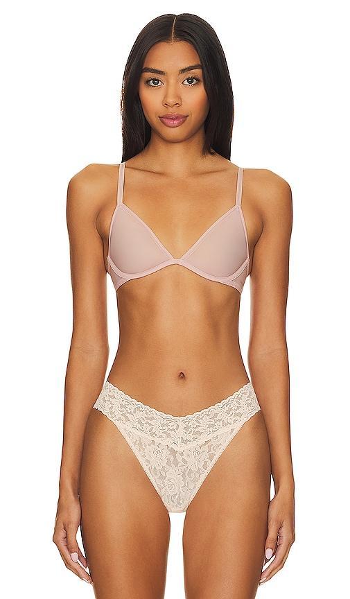 Calvin Klein Sheer Marquisette Underwire Unlined Plunge Bra Product Image