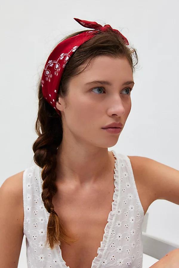 Spade Cotton Bandana Womens at Urban Outfitters Product Image