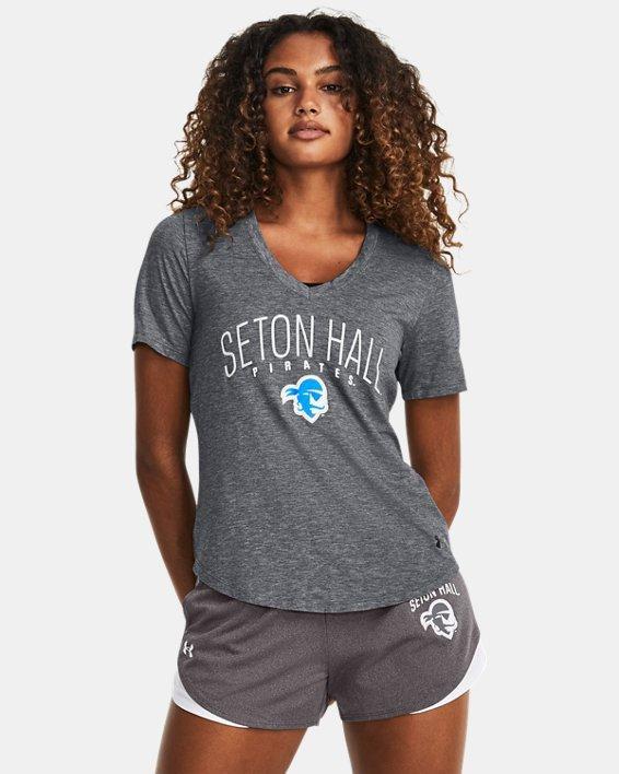 Womens UA Breezy Jersey Collegiate V-Neck T-Shirt Product Image