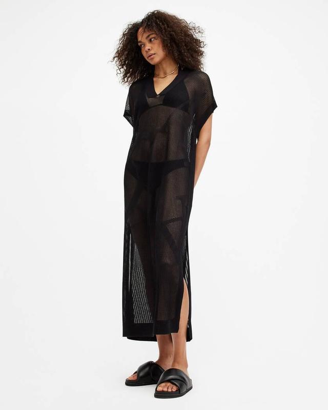 A Star Mesh Maxi Dress Product Image