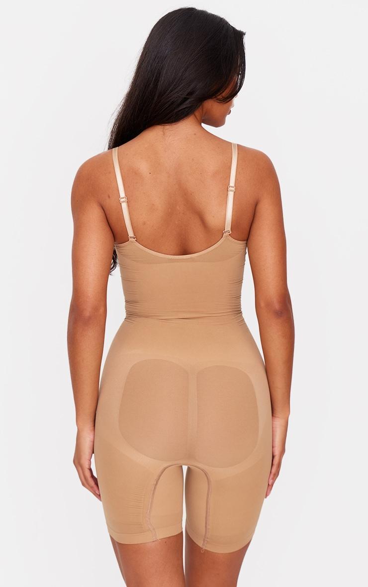 Nude Mid Thigh Shapewear Bodysuit Product Image