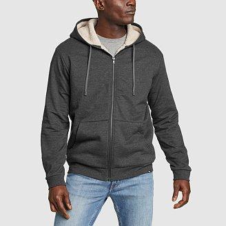 Men's Everyday Fleece Full-Zip Faux Shearling-Lined Hoodie Product Image