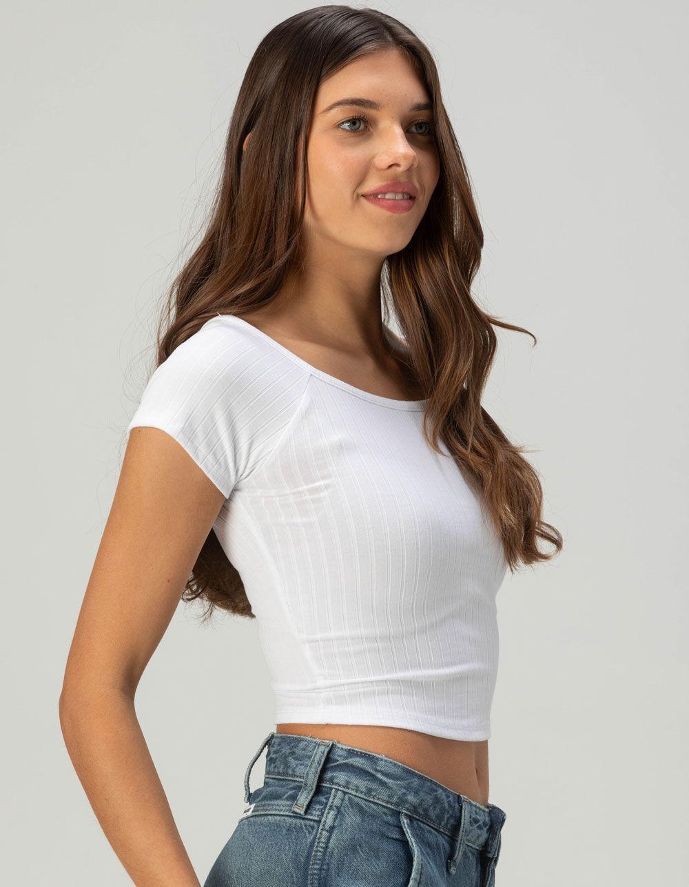 TILLYS Boat Neck Womens Tee Product Image