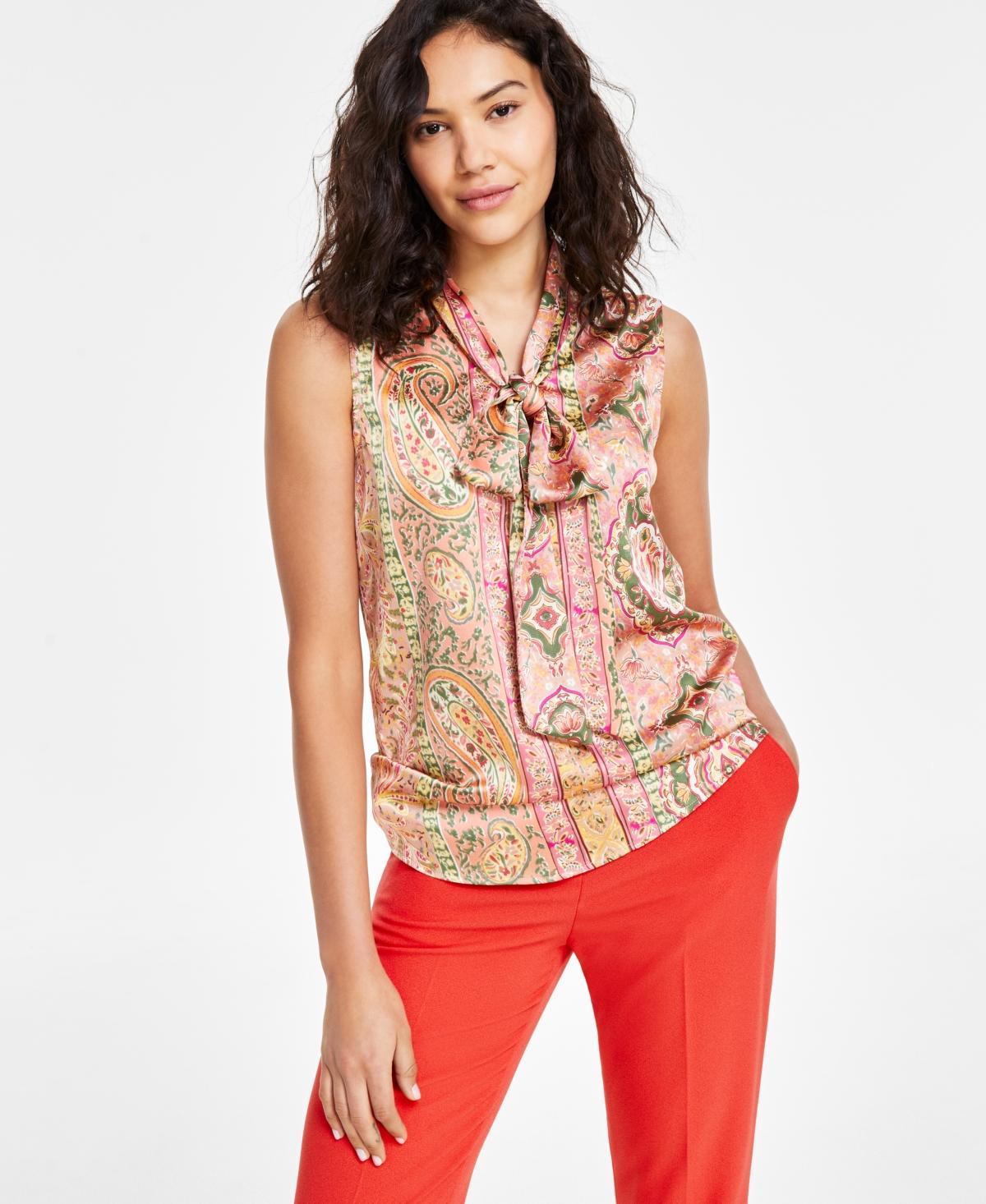 Women's Printed Bow Blouse product image