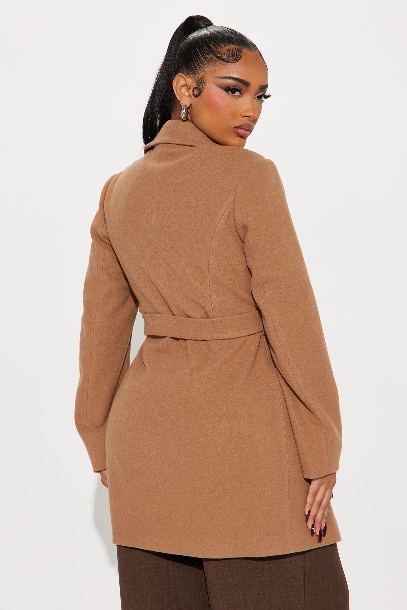 Jasmine Wool Coat - Camel Product Image